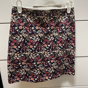 Hollister floral skirt